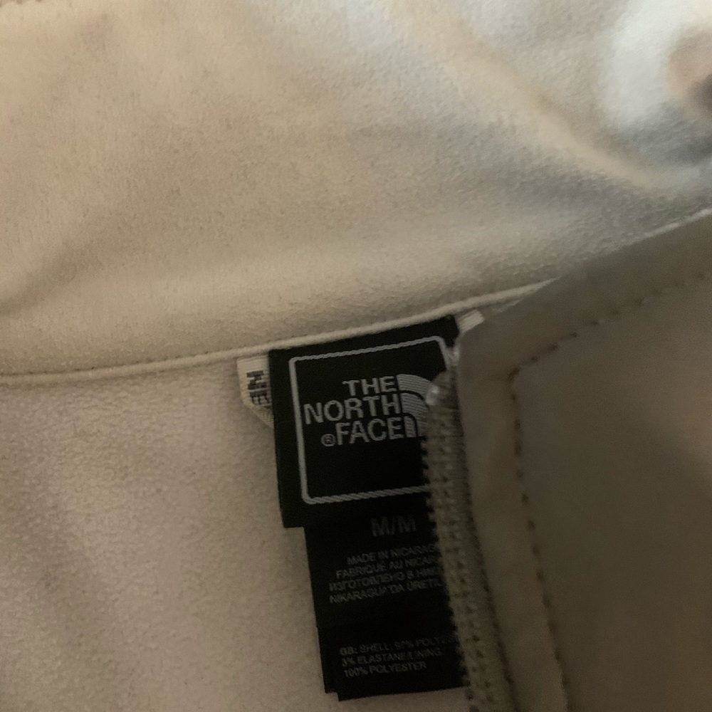 Olive North Face Zip Up Shell Jacket - image 3